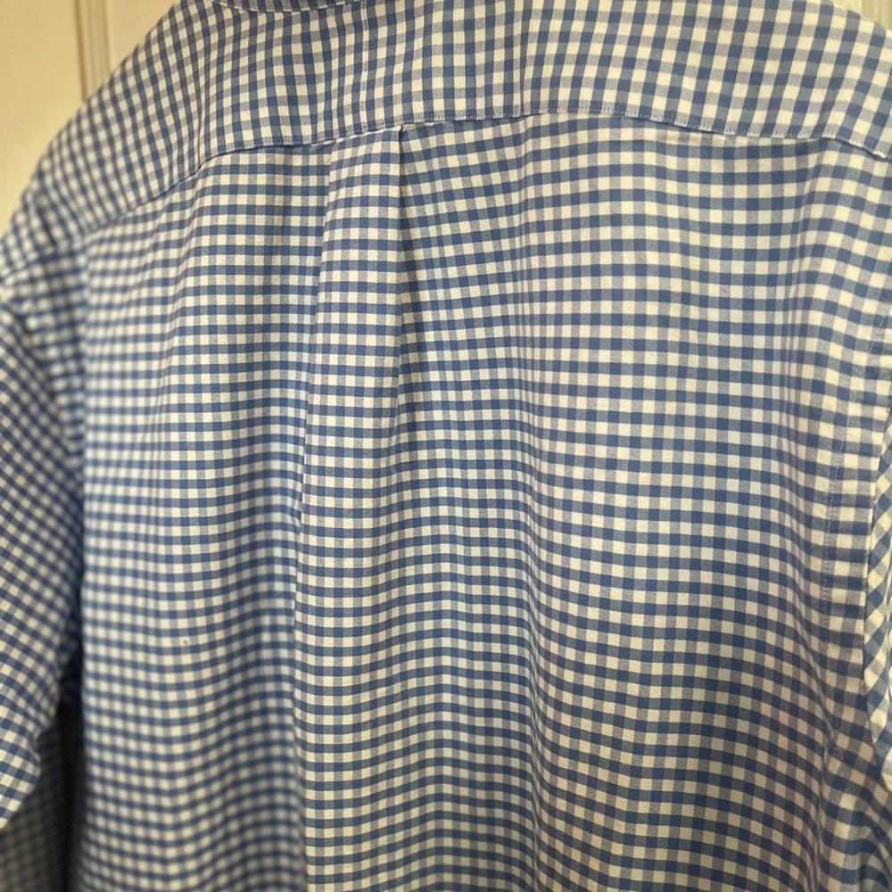 Ralph Lauren Blue and White Gingham Shirt